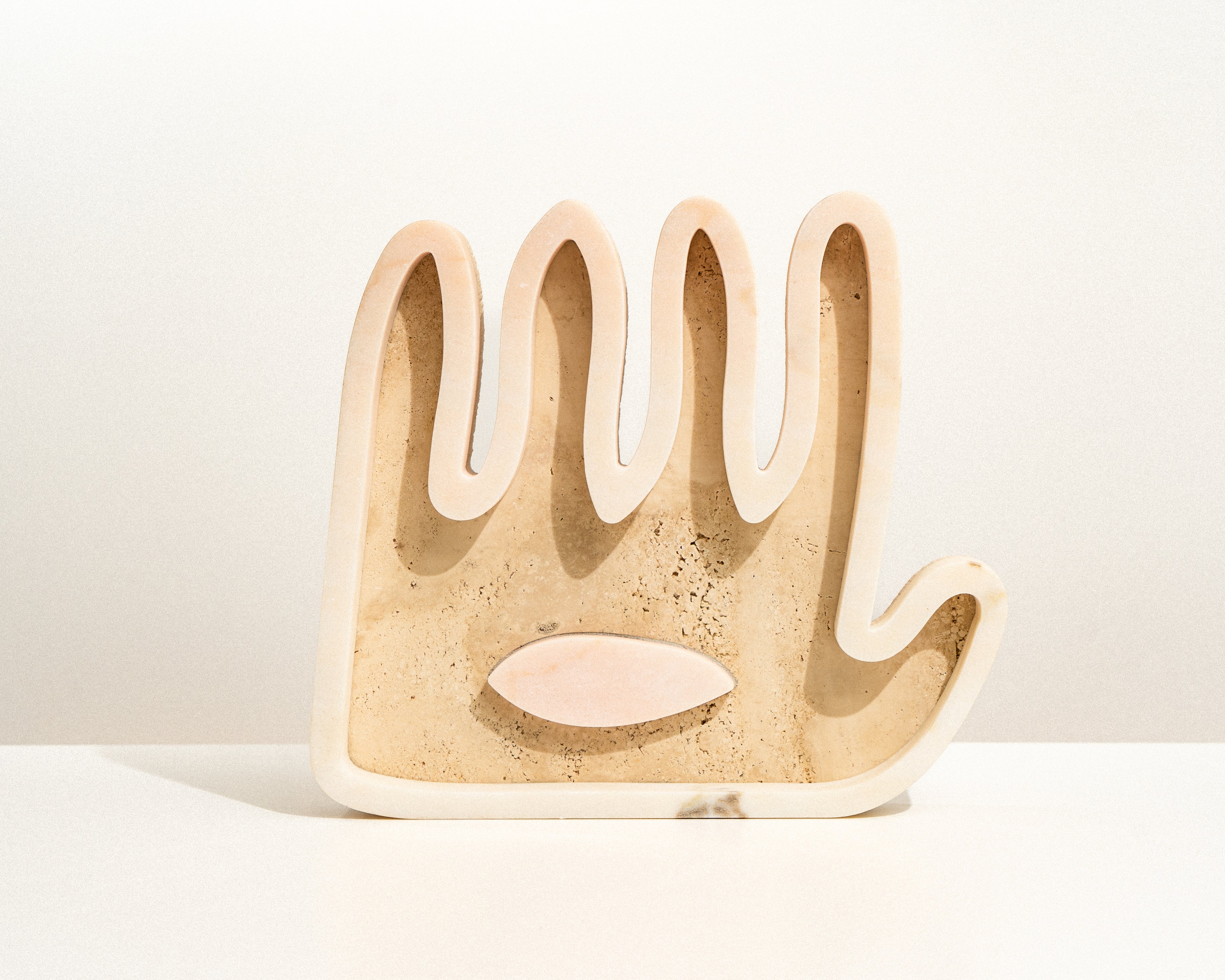 Hamsa ׳Hey · ׳הֵ - H1 Travertine Collection