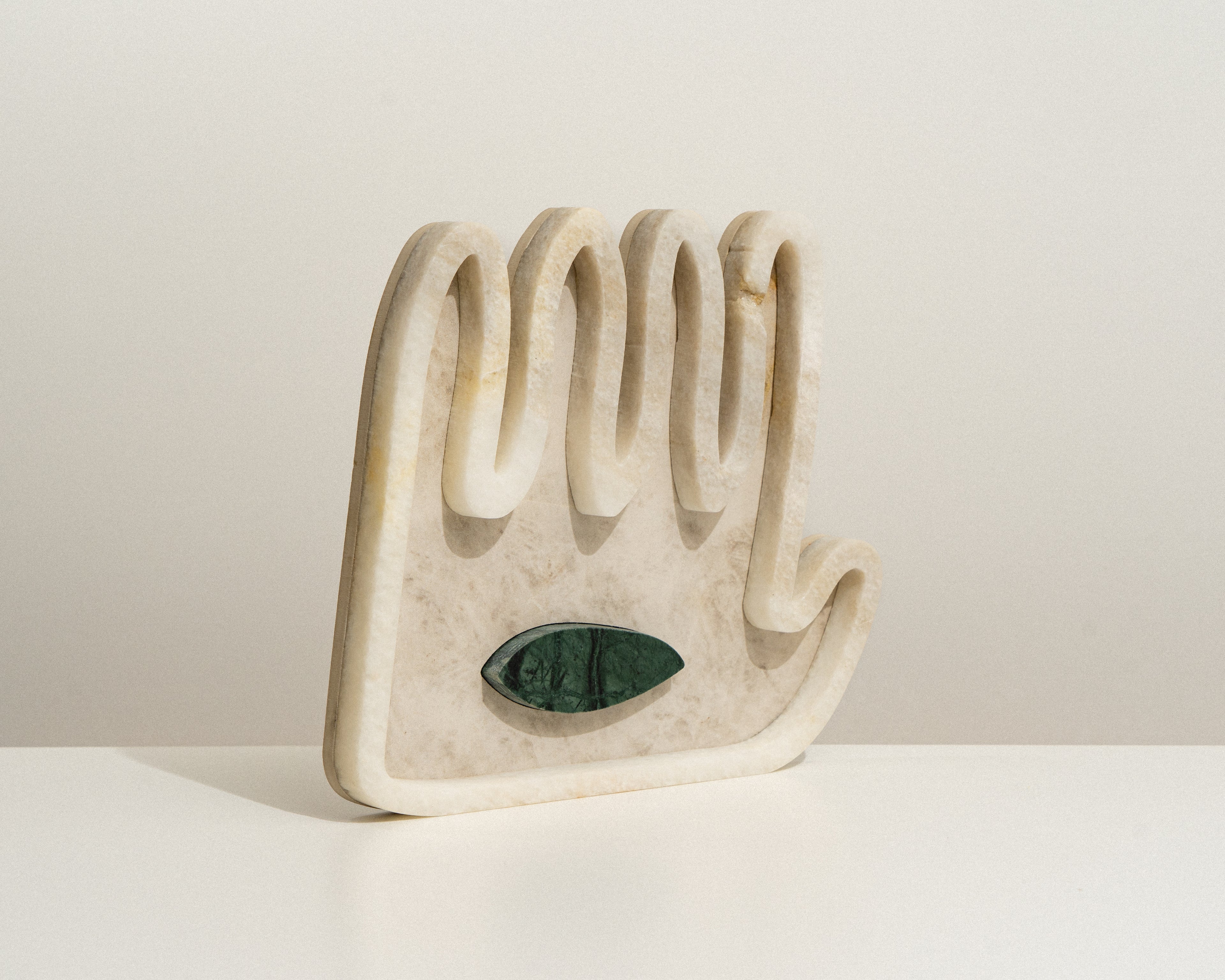 Hamsa ׳Hey · ׳הֵ - Green Eye Collection