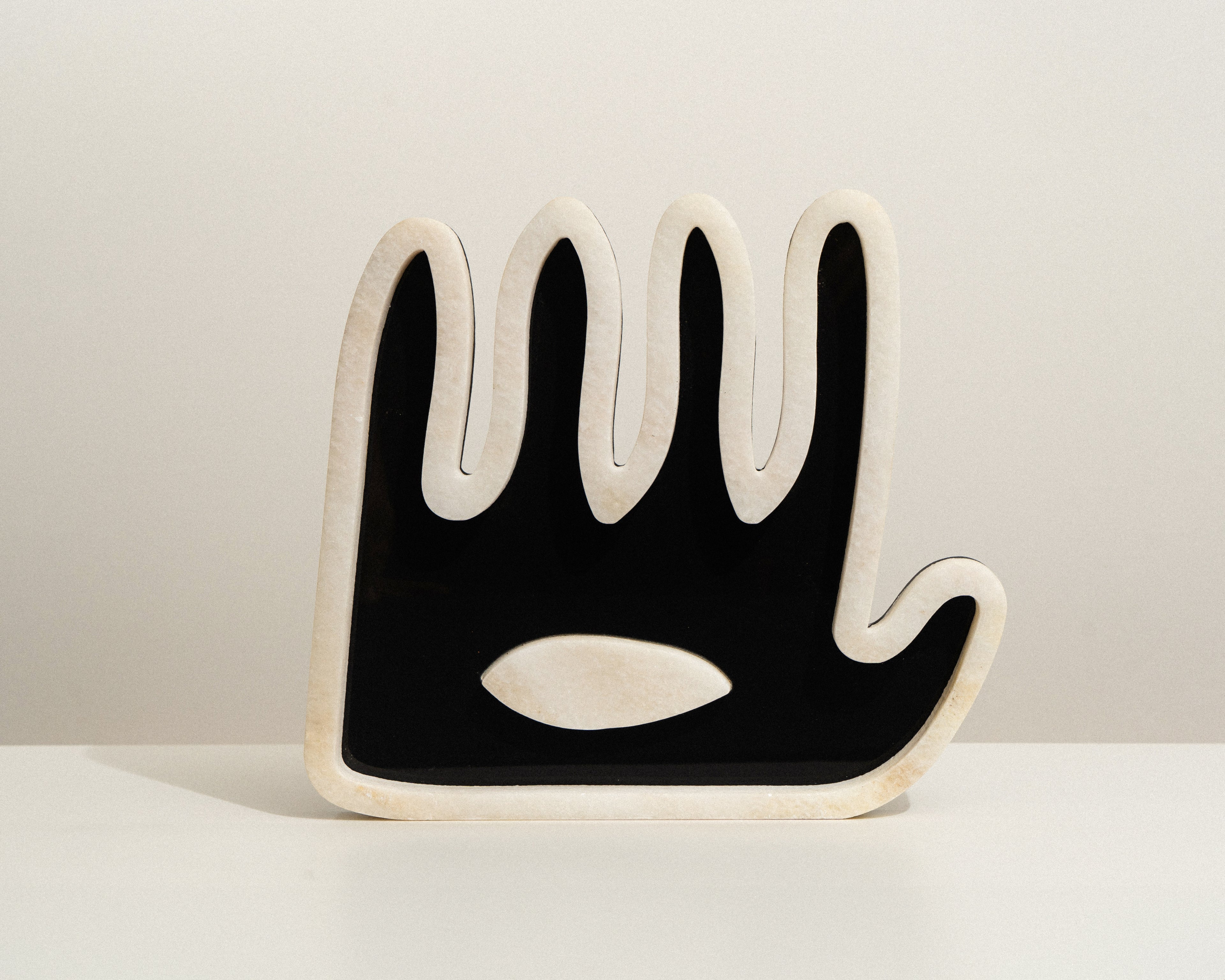 Hamsa ׳Hey · ׳הֵ - Black Ceramic Collection