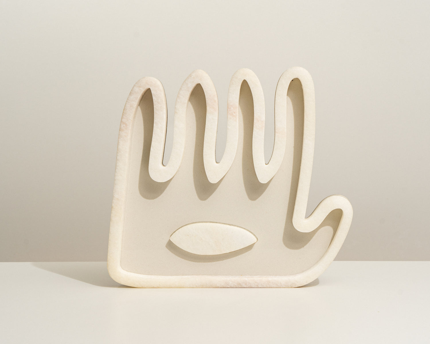 Hamsa ׳Hey · ׳הֵ - White Onix Collection
