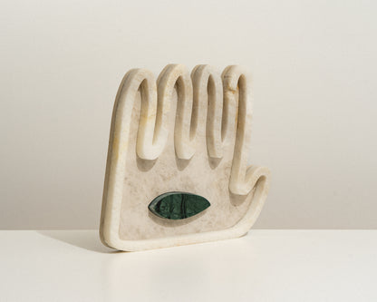 Hamsa ׳Hey · ׳הֵ - Green Eye Collection